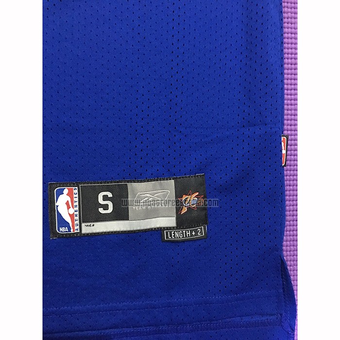Camiseta Philadelphia 76ers Allen Iverson NO 3 Retro 10th Azul
